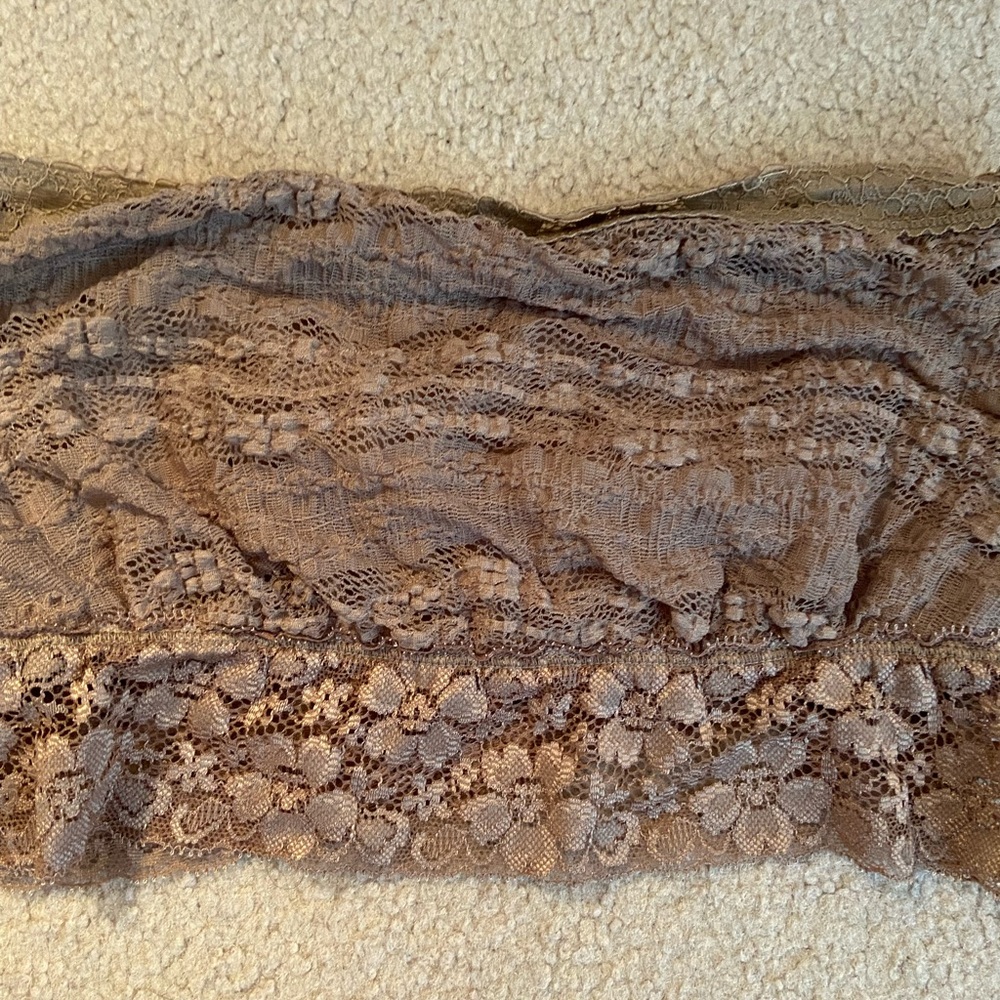 Free People Taupe Lace Bandeau Bralette! - Picture 5 of 6
